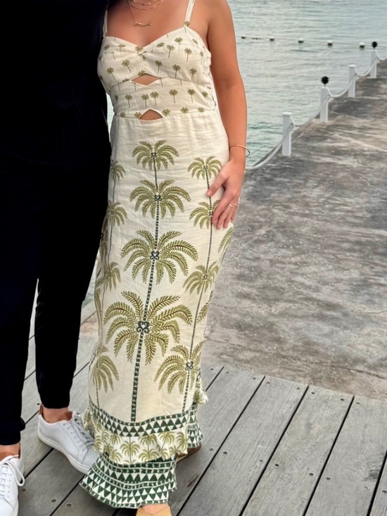 FARM Rio Dresses & Skirts - Farm Rio Palm Maxi Dress